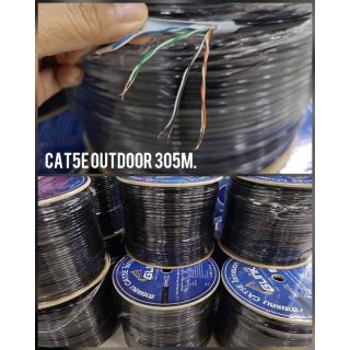 สาย LAN CAT5E UTP Cat5e Outdoor ยาว300เมตรGLink รหัสGL-5008