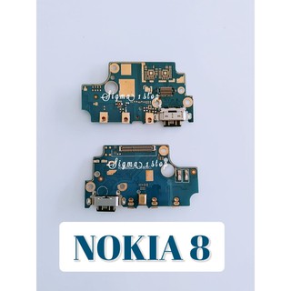 Nokia 8 ตัวเชื่อมต่อบอร์ดชาร์จ ปลั๊กเสียบเคส PCB