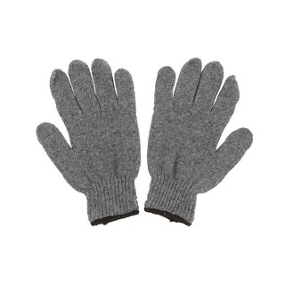 ถุงมือถัก Topdye เทา (แพ็ค12)   Gray Topdye Knitted Gloves (Pack 12)