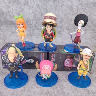 โมเดลตั้งโต๊ะ วันพีช  ฟิกเกอร์ One Piece ขนาดเล็ก สำหรับตกแต่งบ้าน