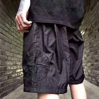 STONE ISLAND กางเกงขาสั้นลําลองผ้าไนล่อนสําหรับผู้ชาย