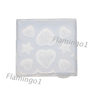 FLGO* Sugar Star Heart Soft Candy Pendant Mold Gummy Candy Hairpin Slilcone Resin Mold