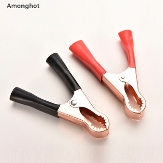 (Amonghot) คลิปหนีบปากจระเข้ ทดสอบแบตเตอรี่รถยนต์ 50A 80 มม. 2