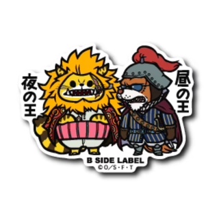 [Direct from Japan] B - SIDE LABEL Sticker ONEPIECE One Piece Nekomamushi &amp; Inuarashi Japan NEW