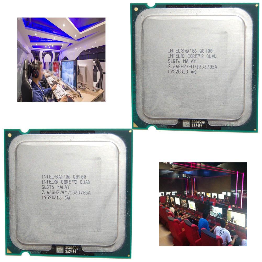 1pc Core 2 Quad Q8400 Quad-Core CPU 2.66 GHz 1333 MHz C7C7 LGA 775 L7N8 #7