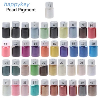 Hap ผงไมก้าเรซิ่น อีพ็อกซี่ 41 สี สําหรับทําเครื่องประดับ 10 กรัม