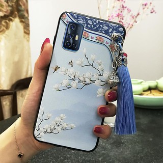 เคสโทรศัพท์ซิลิโคนสไตล์จีนสําหรับ Vivo - V 19 - Indonesia / V17 India