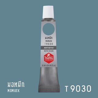 สีน้ำไทยโทน ThaiTone Water Colours : สีมอหมึก T9030 ขนาด 12 ml. by ARTISTIC