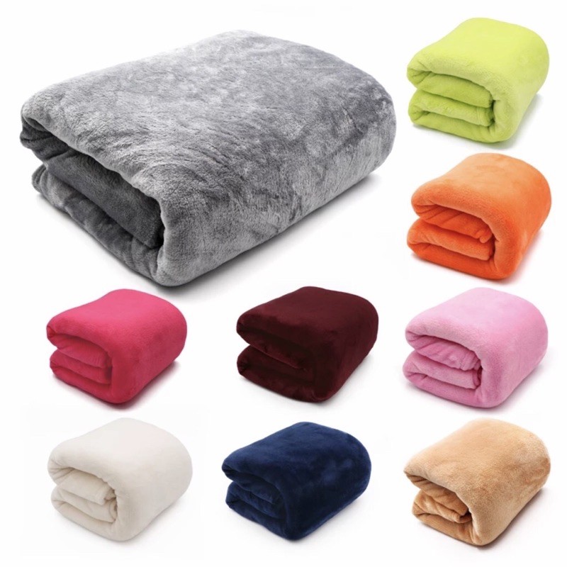 ผ้าห่มนาโน 3.5ฟุต พกพาสะดวก15 สีให้เลือก พกติดรถกันหนาวห่มในออฟฟิศ ไปไหนมาไหนก็สะดวก