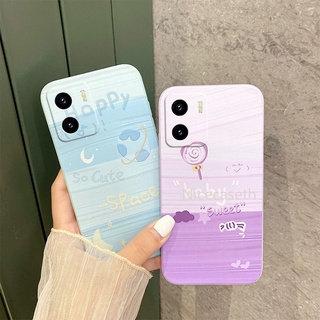 Soft Silicone Case เคส 2022 VIVO Y01 T1 5G T1x Y33T Y15s Y15A เคสโทรศัพท Cute Cartoon Phone Case Water Proof Protective Phone Back Cover