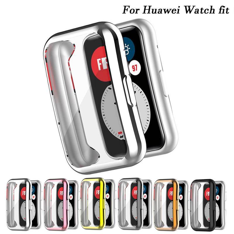 Tpu นิ่ม ป้องกัน สําหรับ Huawei Watch Fit 2 เคส ป้องกันเต็มหน้าจอ เคสกันกระแทก เคส สําหรับ Huawei Fi