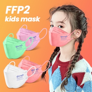 [Ready Stock] 10pcs/20pcs Disposable KN95 Mask Reusable Filter Face Protective Mask For 6-12 Years Old Children