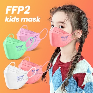 [Ready Stock] 10pcs/20pcs Disposable KN95 Mask Reusable Filter Face Protective Mask For 6-12 Years Old Children