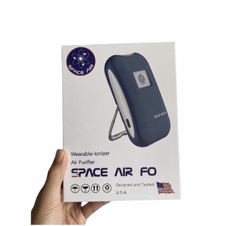 แท้💯%[พร้อมส่ง] เครื่องฟอกอากาศพกพา SPACE AIR FO เครื่องผลิตไอออน เทคโนโลยีโคโรน่าดิสชาร์จ