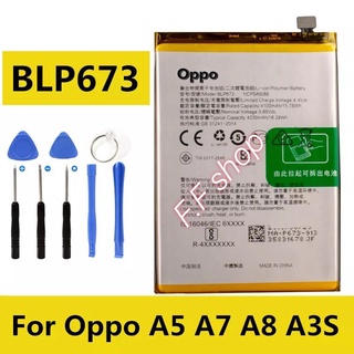 แบตเตอรี่ แท้ OPPO A3s / A7 / A5 / R17 / Oppo A5S / A31  BLP673 4230mAh Oppo A3S/A5S/A31 พร้อมชุดถอด