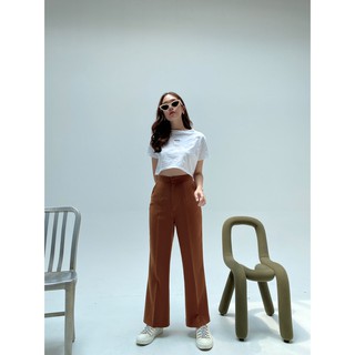 mini.m กางเกงขายาว Celebrity long pant ขาม้านิดๆ