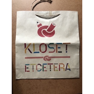 [พร้อมส่ง] ถุงกระดาษ kloset