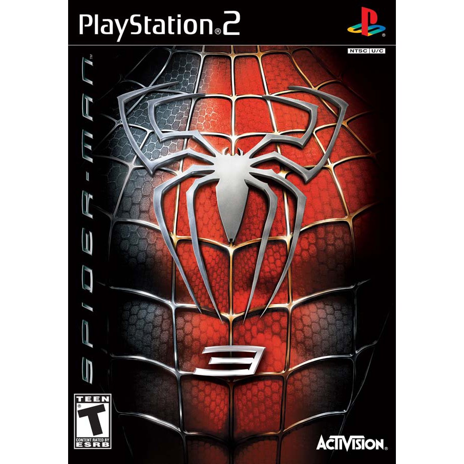 Spider-Man3 PS2 แผ่นเกมส์PS2 เกมเพล2 เกมplay2