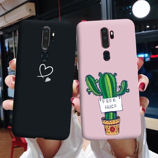 Oppo A9 2020 / A5 2020 เคสนิ่ม เนื้อแมตต์ แมวน่ารัก กระบองเพชร เยลลี่ ลูกอม เคสกันกระแทก เคสโทรศัพท์ บาง