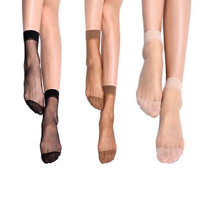 365  (PP1) (ร้านไทย) ถุงเท้าสั้นผ้าไหมยืดหยุ่น สำหรับผู้หญิง