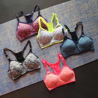 ผู้หญิงโยคะ Bra Gym เซ็กซี่ Push Up Bra Shakeproof ฟิตเนสทำงานกีฬาเสื้อชั้นในเสื้อยกทรง women sports bra