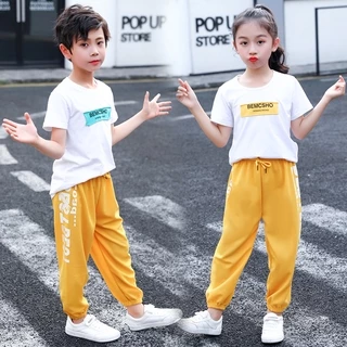 กางเกงลําลอง สไตล์เกาหลี สําหรับเด็กผู้ชาย และเด็กผู้หญิง