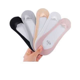 โปรโมชั่น : ถุงเท้ารองส้น กันรองเท้ากัด นุ่ม ใส่สบาย Free Size มี 7สีD01