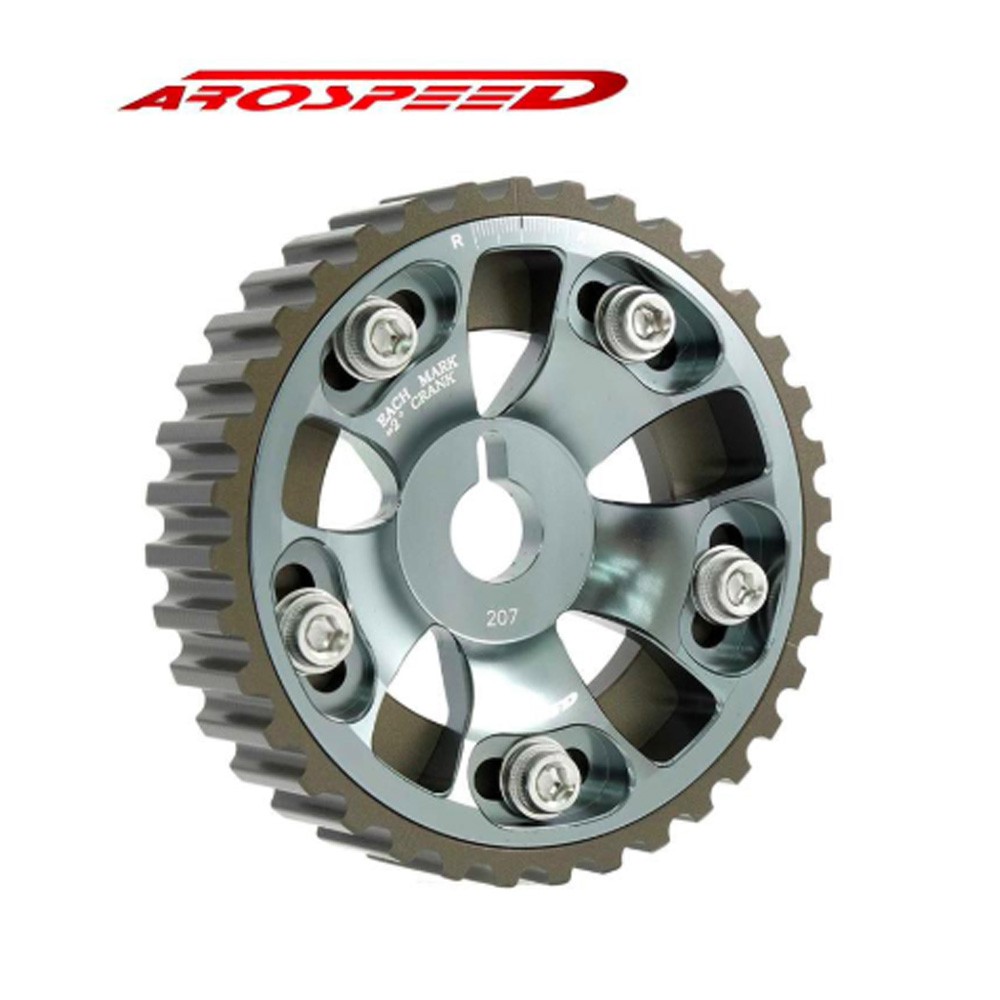 Arospeed Toyota 4AGE 20V สีดําด้านบน (Exhaust) รอกลูกเบี้ยวแบบปรับได้