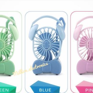 🍭🍭พัดลมพกพาน่ารักมี3สีให้เลียกคะ