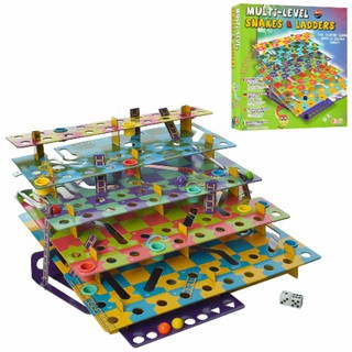 เกมบันไดงู 3D Multi-level Snakes &amp; Ladders บันไดงู 3 มิติ