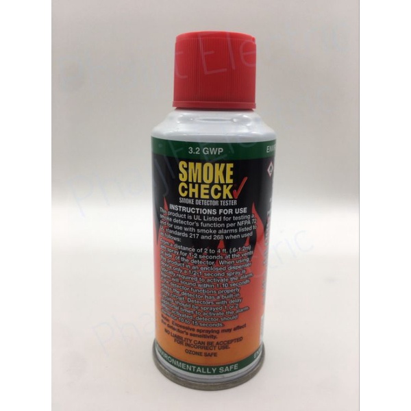 สเปรย์ทดสอบควันไฟ สเปรย์ทดสอบเครื่องตรวจจับควัน Smoke Detector Tester Smoke Check น้ำยาทดสอบเครื่องต