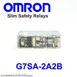 G7SA-2A2B OMRON Slim Safety Relay OMRON G7SA-2A2B OMRON สลิมรีเลย์ รีเลย์เซฟตี้ 2A2B Safety Relay 2A2B Slim Safety Relay