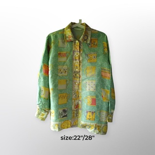 เสื้อสไตล์versaceเสื้อบาโรกวินเทจ
