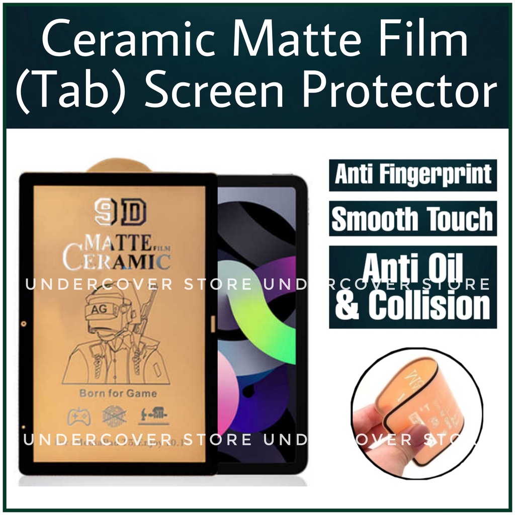 Sam Sung Tab A P205/T295/T500/A7 Lite/A8/S6/S7/FE/Plus/S8/Ultra Soft Ceramic Tablet Screen Protector