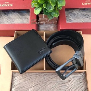 Levis Leather Belt &amp; Wallet Set แท้💯%