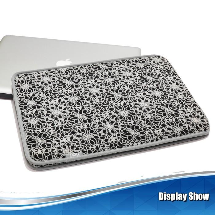 เคสกระเป๋าใส่แล็ปท็อป 13 นิ้ว สําหรับ Macbook Air Incase Flower - สีดํา #4