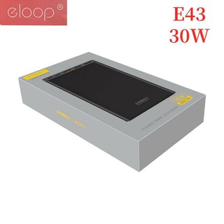 Eloop E43 แบตสำรองชาร์จเร็ว 25000mAh QC 3.0/2.0 PD 30W (18W+12W) Power Bank ชาร์จเร็ว Quick Fast Charge  ของแท้100%