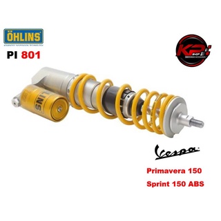 โช๊คหน้า OHLINS FOR VESPA SPRINT125/150 2017-2019 / primavera 2020 PI 801