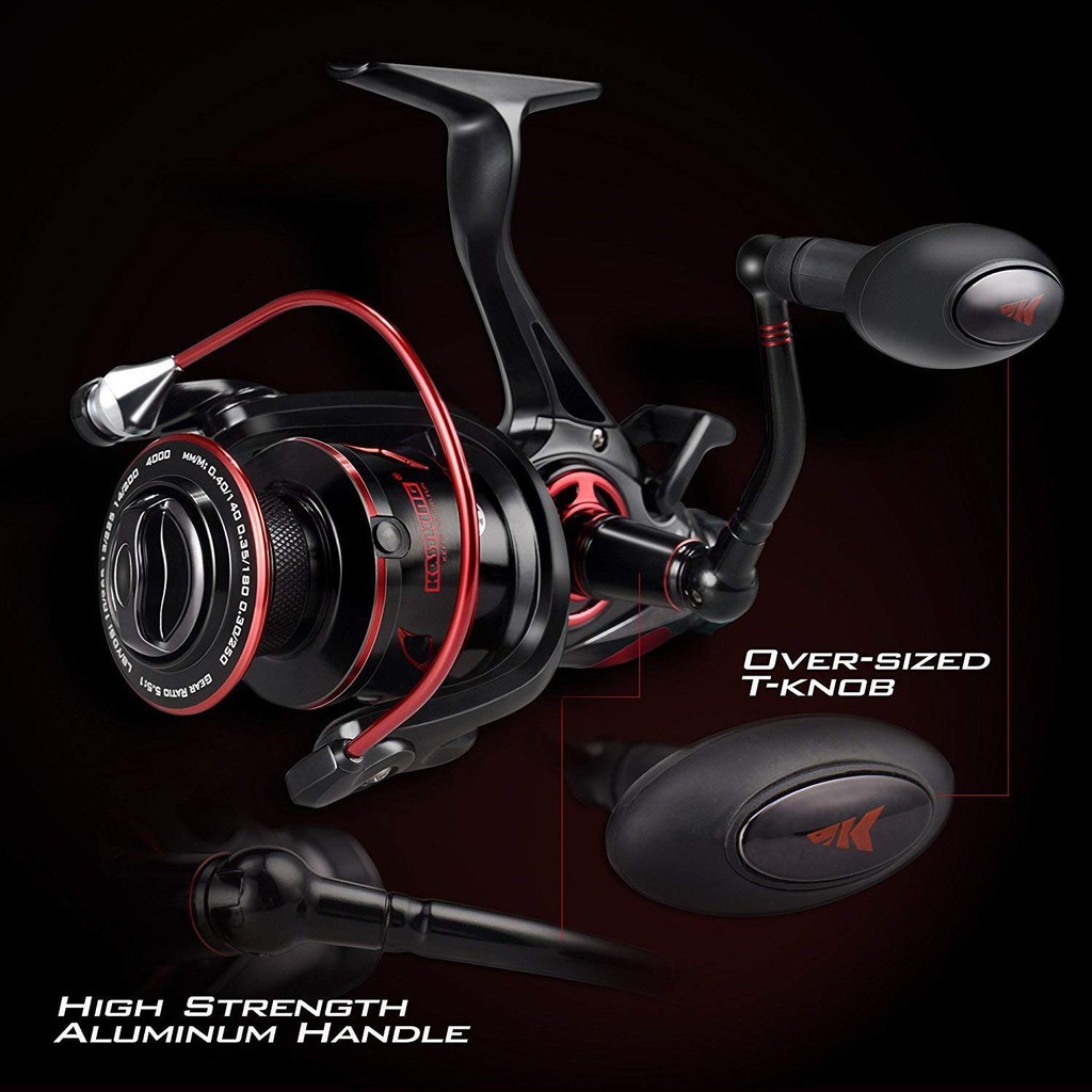 KastKing Sharky Baitfeeder III Carp Fishing Reel with Extra Spool Front ...