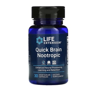 Life Extension, Quick Brain Nootropic 30 Vegetarian Capsules