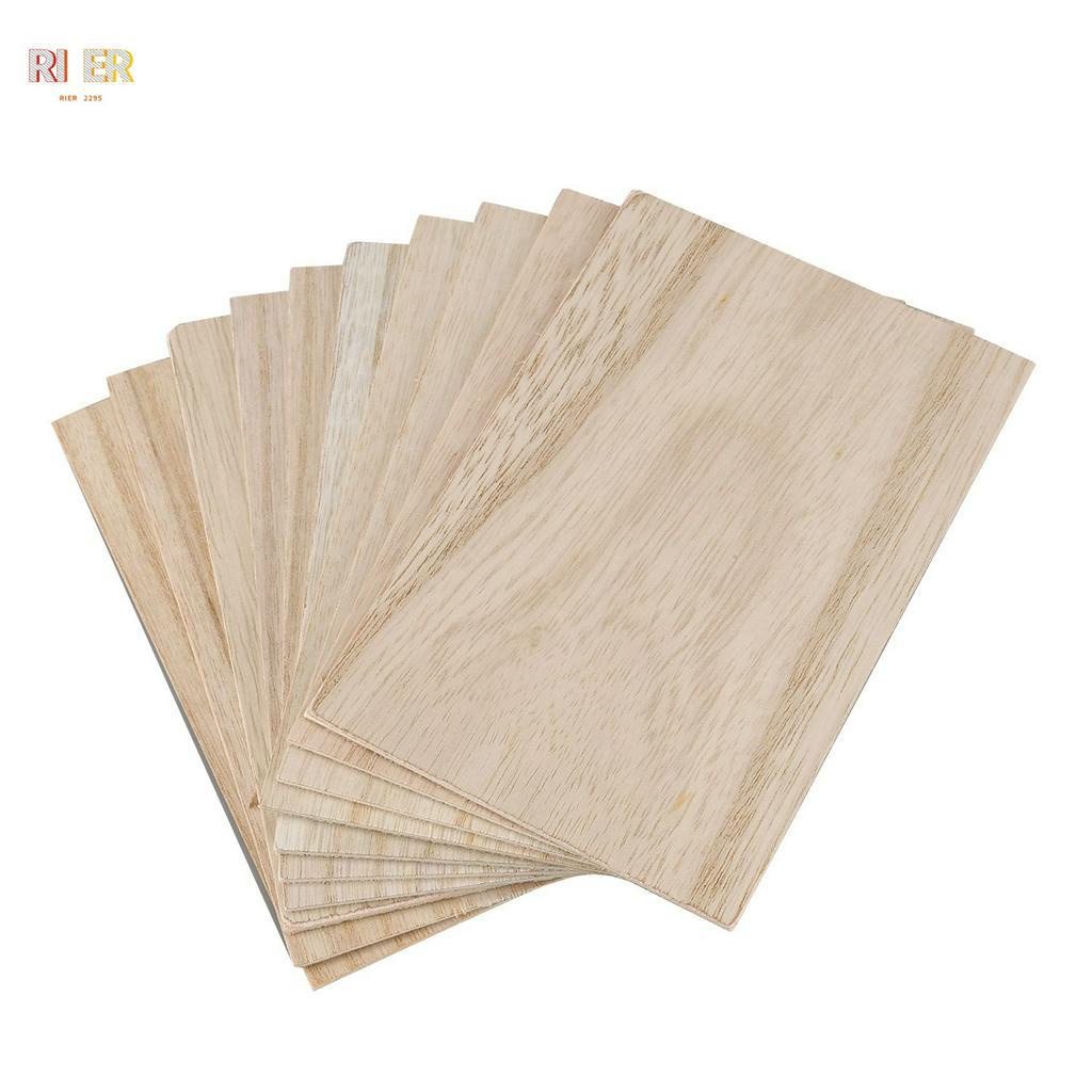 10 ชิ้น Balsa ไม้แผ่นแผ่นไม้ 150*100*2 มิลลิเมตรสําหรับ House Ship Craft รุ่น DIY