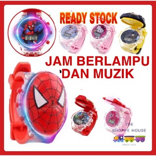 Tik Tok ใหม่นาฬิกาข้อมือลายการ์ตูน Hello Kitty,Spider Man,Frozen,America,Lol,Bat, Bat, Optimus Prime, Little Ponny สําหรับเด็ก