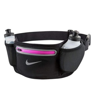 NIKE กระเป๋า คาดเอว วิ่ง Nike Lean 2 Running Bottle Waistpack NRL57075OS Black/pink