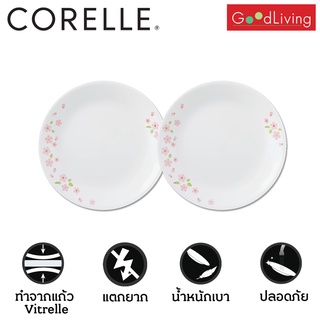 Corelle Sakura จานอาหาร ขนาด 8.5 นิ้ว (21.5 ซม.)จำนวน 2 ชิ้น…