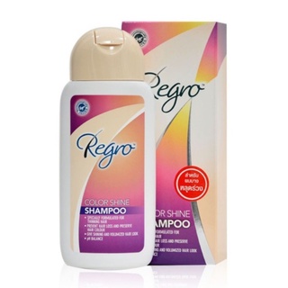 Regro Color Shine Shampoo รีโกร แชมพู ป้องกันผมร่วง เหมาะสำหรับ ผมทำสี คืนความชุ่มชื่น ขนาด 200 ml 19869