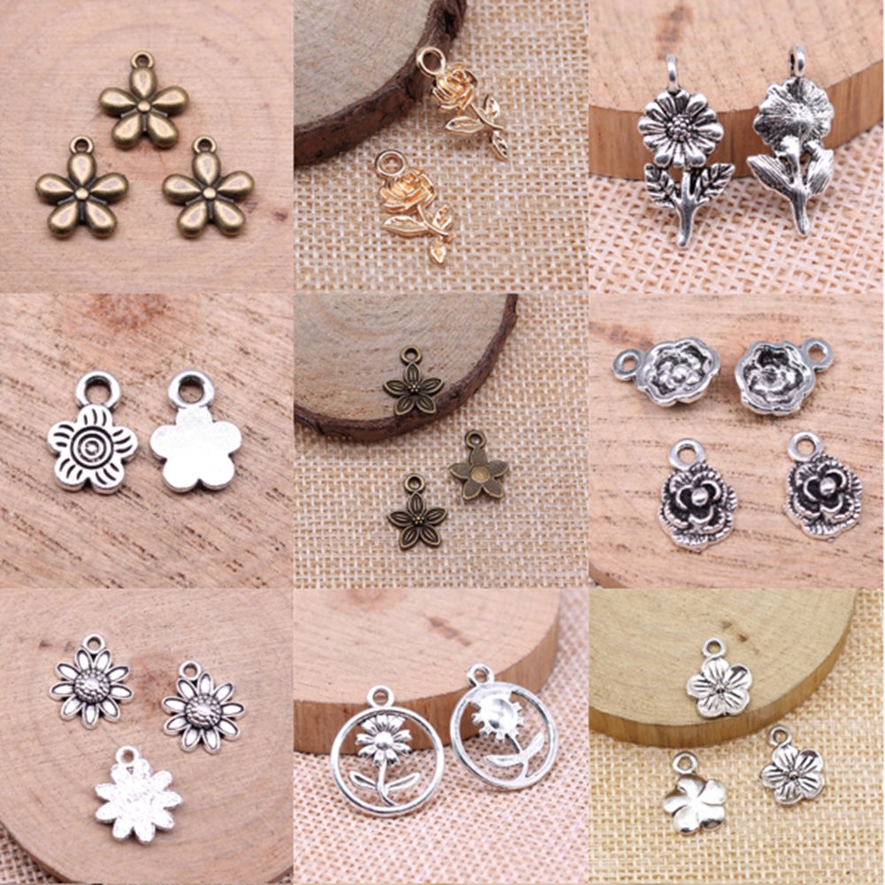 Charms สําหรับ Jewelri Make โทรศัพท์ Charm Diy Jewelri จี้ดอกไม้ที่สวยงาม