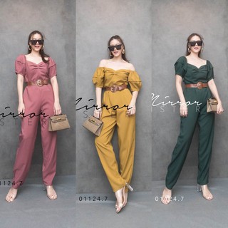 Jumpsuit ขายาวทรงเก๋