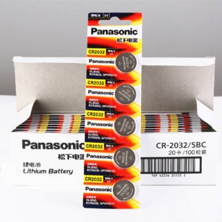 1ก้อน ของแท้ ถ่านกระดุม CR2032 /CR2025 /CR2016 Panasonic 3V Lithium Battery ถ่านกระดุมลิเธียม พานาโซนิค แรงดัน 3โวลท์