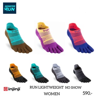 ถุงเท้าวิ่งแยกนิ้ว Injinji Run Lightweight No Show Woman