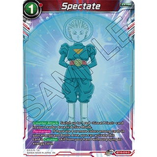 DB DB-BT16-016 Spectate Realm of Gods Common EN BT16-016 0821000021681